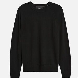 Banana Republic x Baruffa Fine Italian Merino Wool Black Sweater Sz Lg Tall